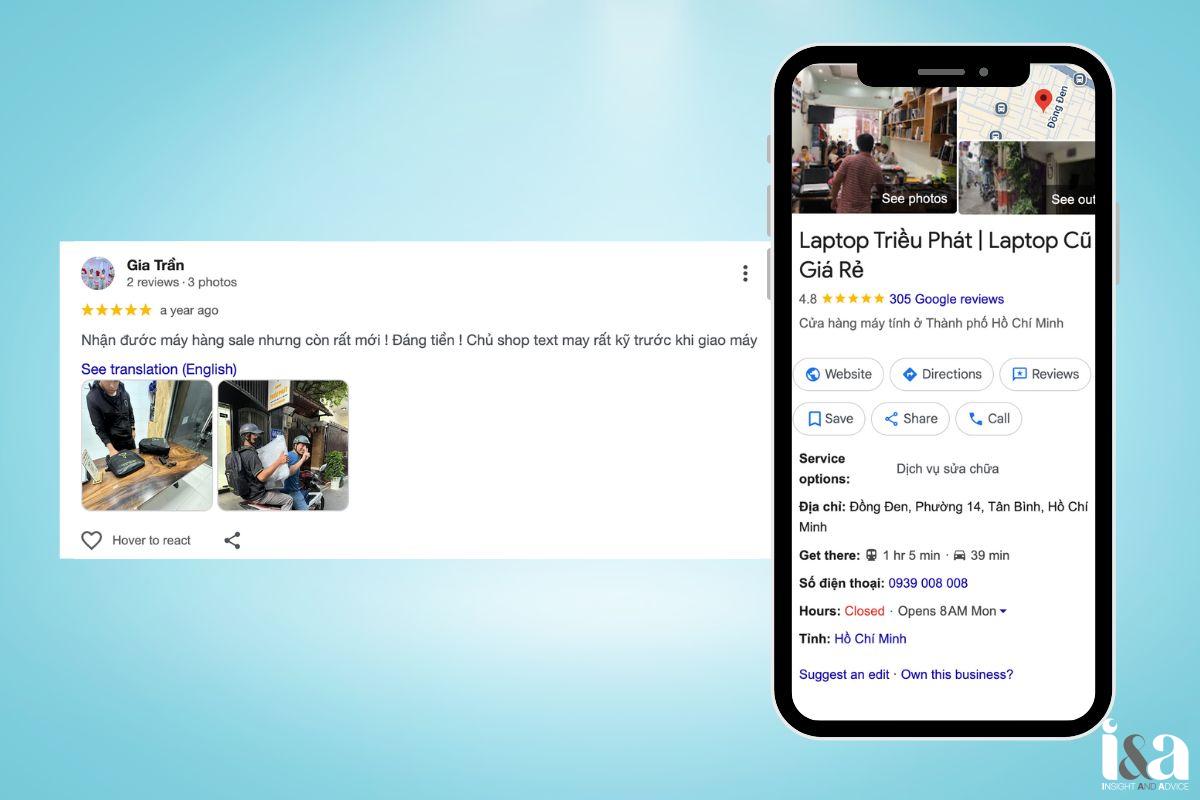 Đánh giá về Laptop Triều Phát trên Google Maps