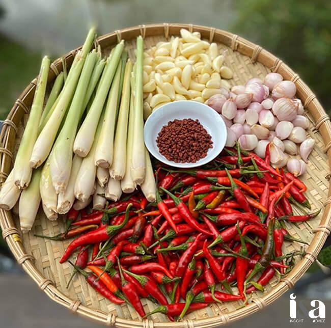 Chuẩn bị nguyên liệu làm sa tế