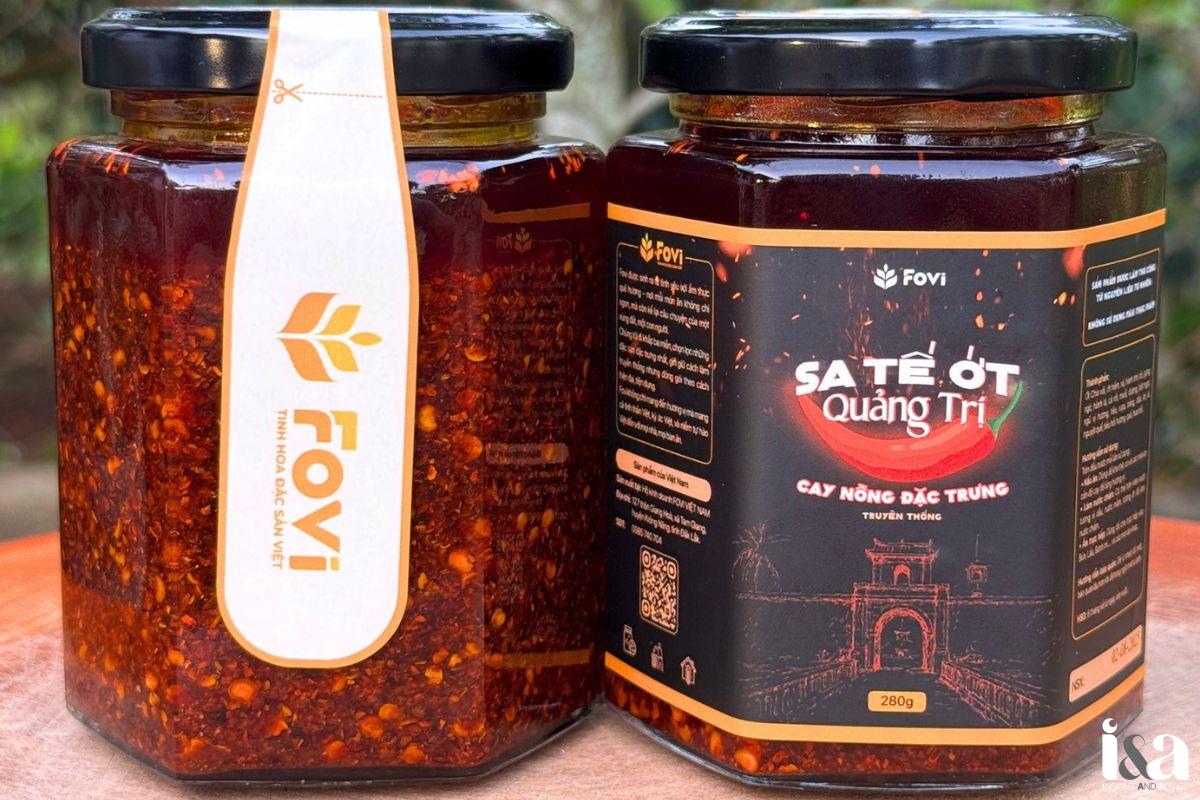 Hủ sate ớt Fovi được đóng gói kỹ càng