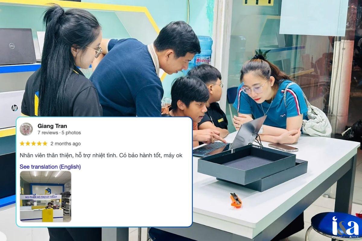 Ảnh shop Nhật Minh Laptop và review