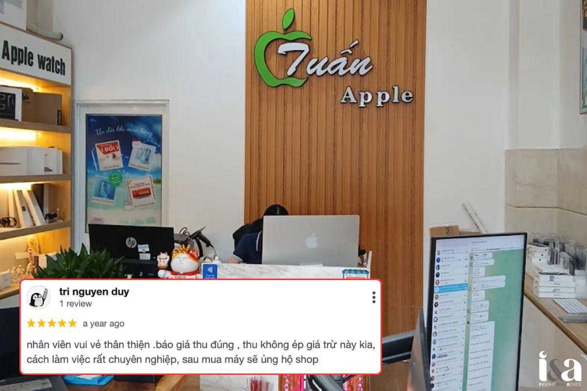 Không gian shop Tuấn Apple