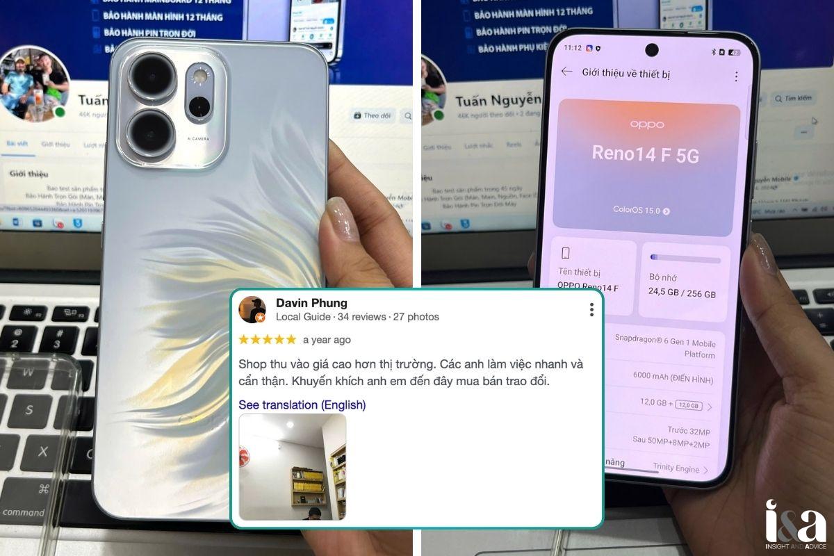 Khách hàng review về Tuấn Nguyễn Mobile