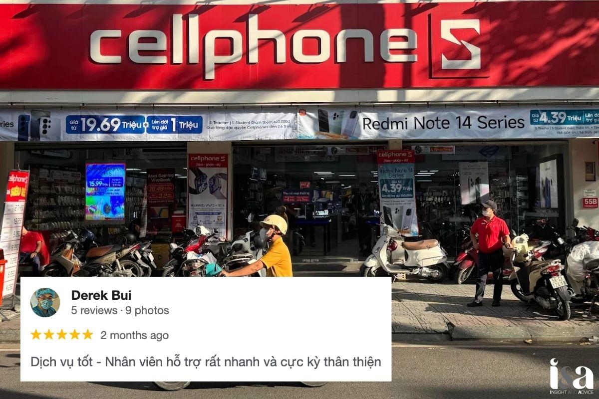 Review của khách hàng về CellphoneS