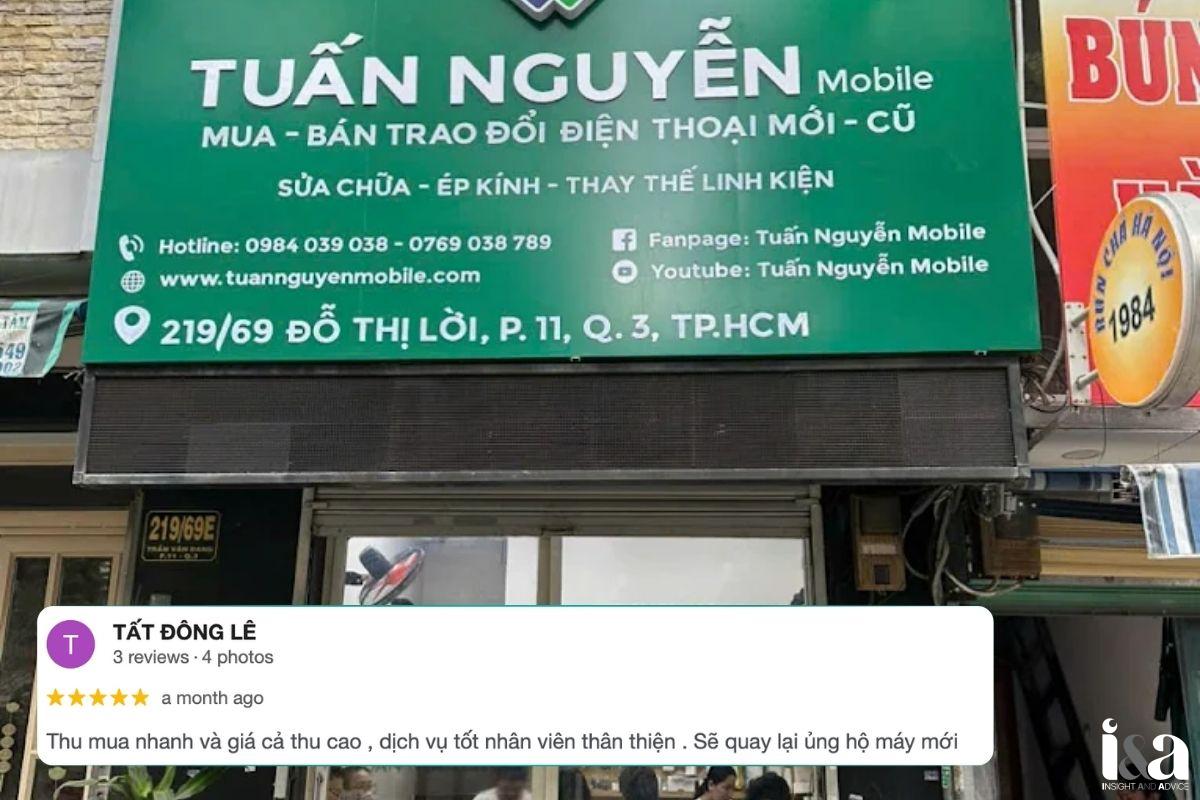 Review của khách hàng về Tuấn Nguyễn Mobile