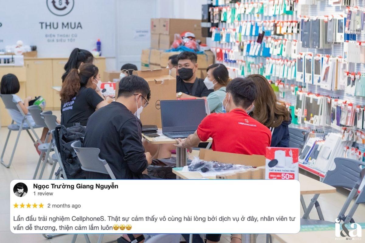 Review của khách hàng về CellphoneS