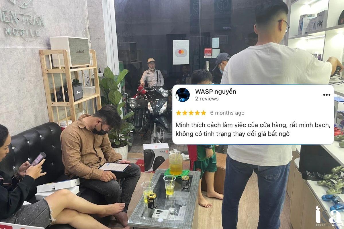 Review của khách hàng về Tiến Trần Mobile