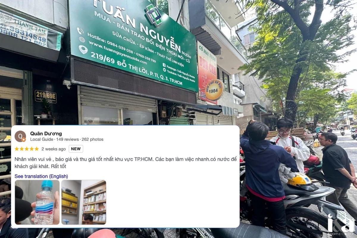 Review của khách hàng về Tuấn Nguyễn Mobile