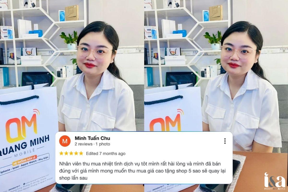 Review của khách hàng về Quang Minh Mobile