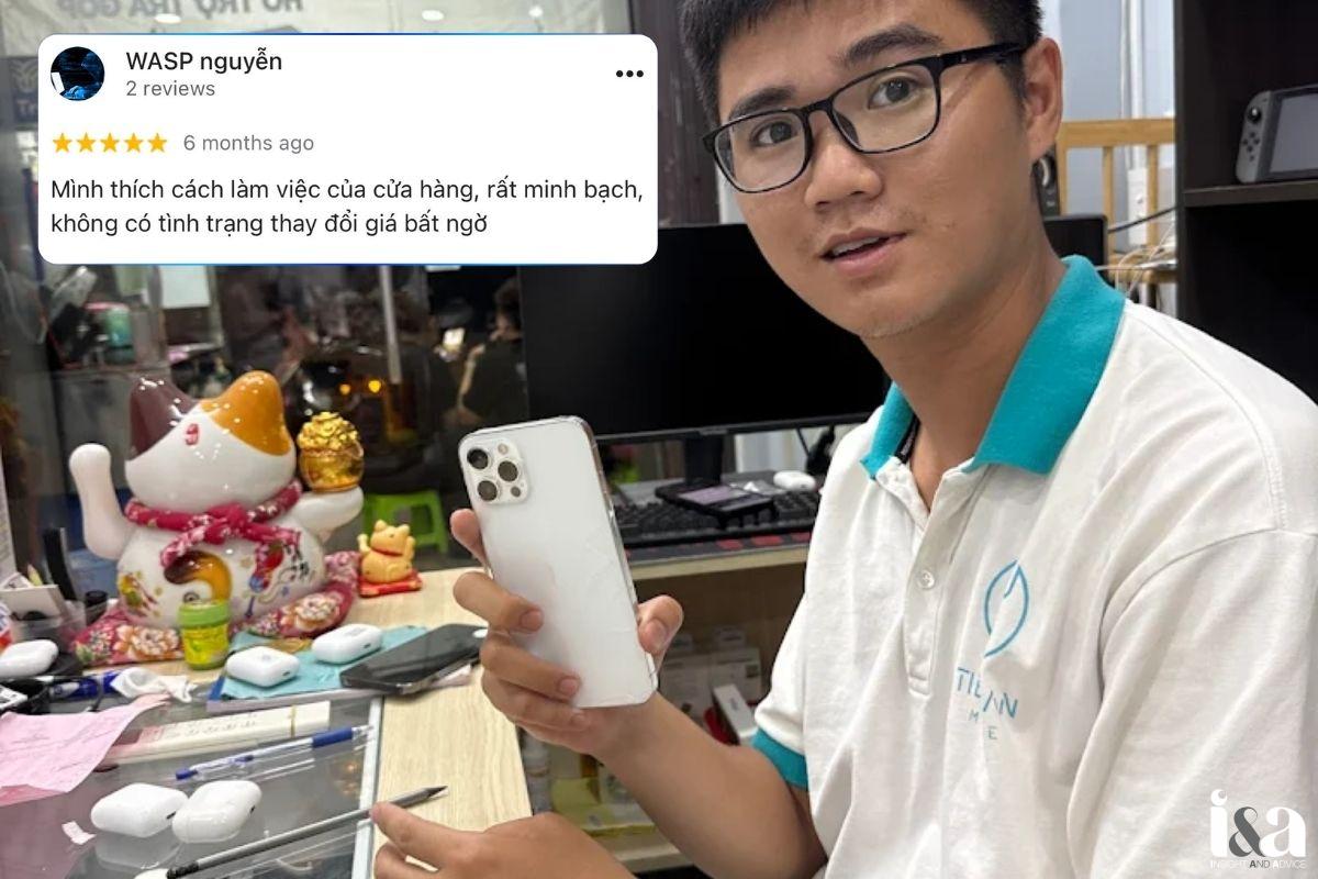 Review của khách hàng về Tiến Trần Mobile