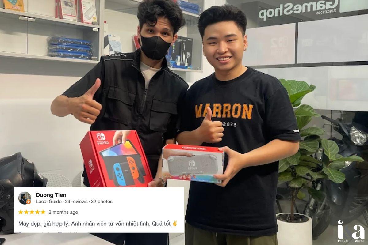 Khách hàng hài lòng về 34GameShop