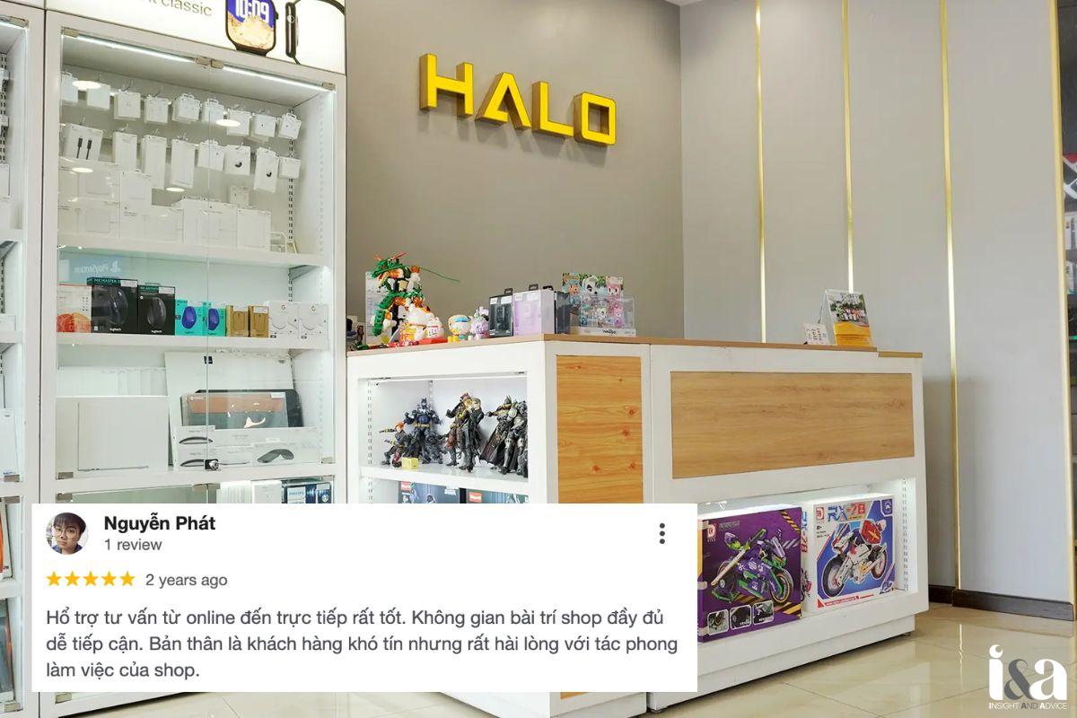 Không gian bên trong HALO Shop