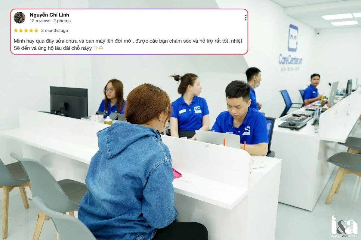 Review của khách hàng về Care Center