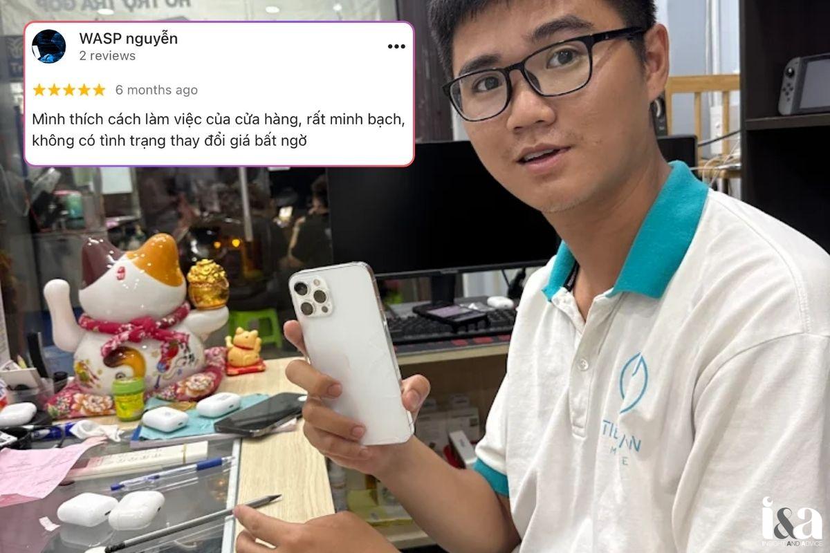 Review của khách hàng về Tiến Trần Mobile