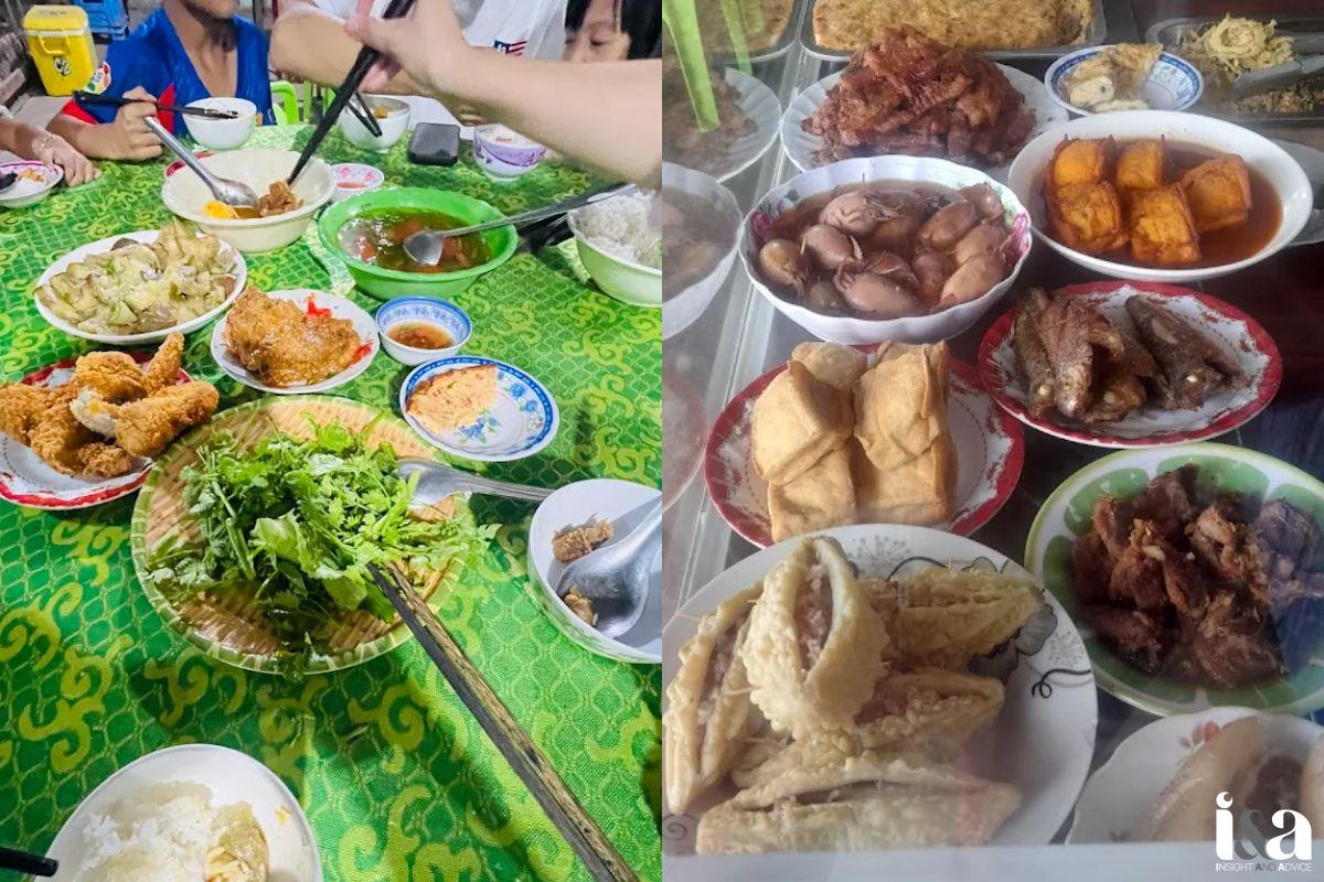 Món ăn tại Quán cơm Hoa Nghĩa