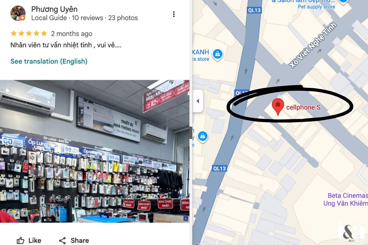 Review thực tế của khách hàng về CellphoneS