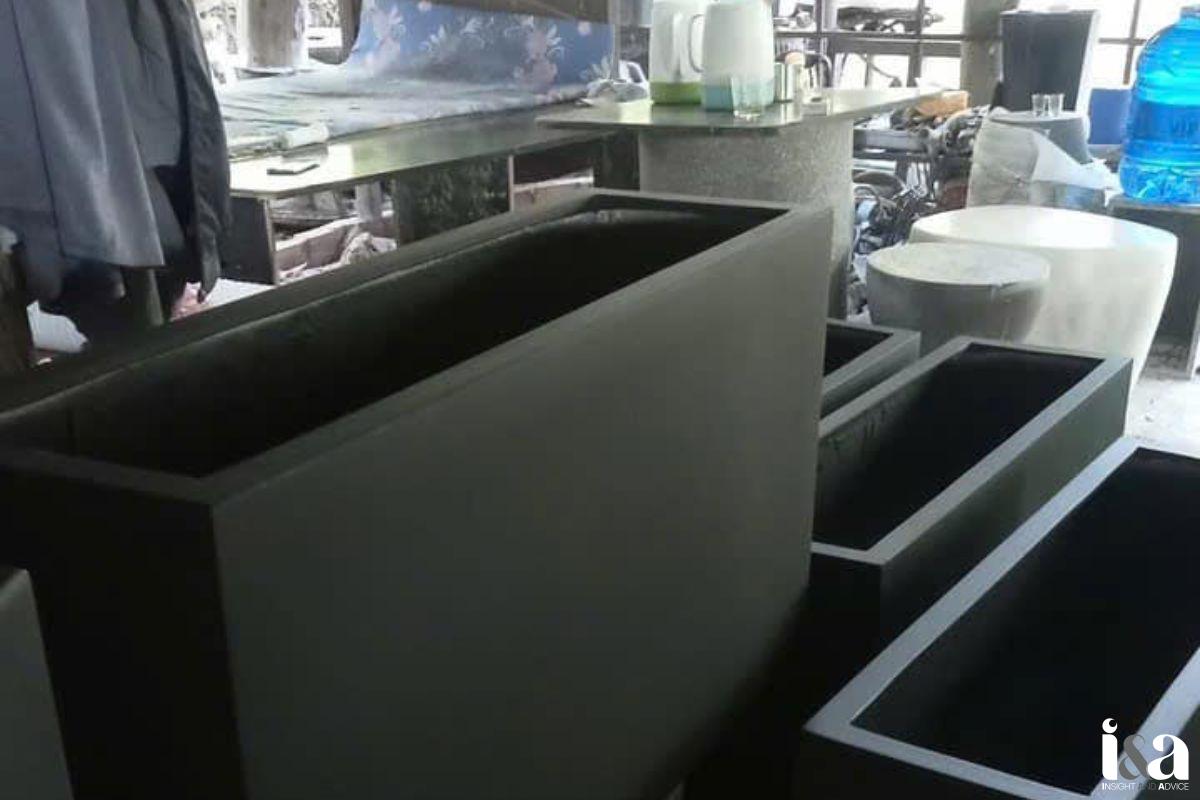 Chậu Composite hình chữ nhật