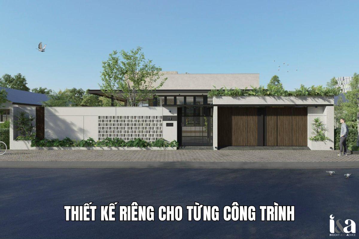 Thiết kế riêng cho từng công trình