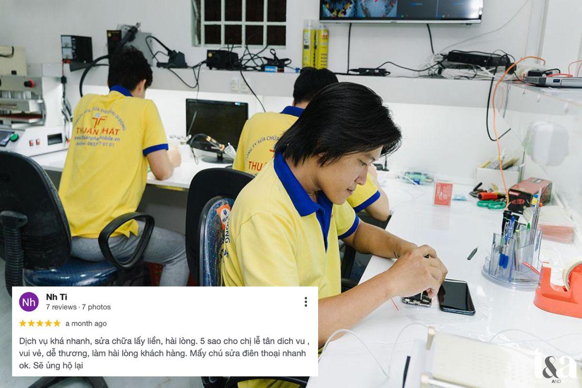 Đội ngũ kỹ thuật viên Thuận Phát Mobile