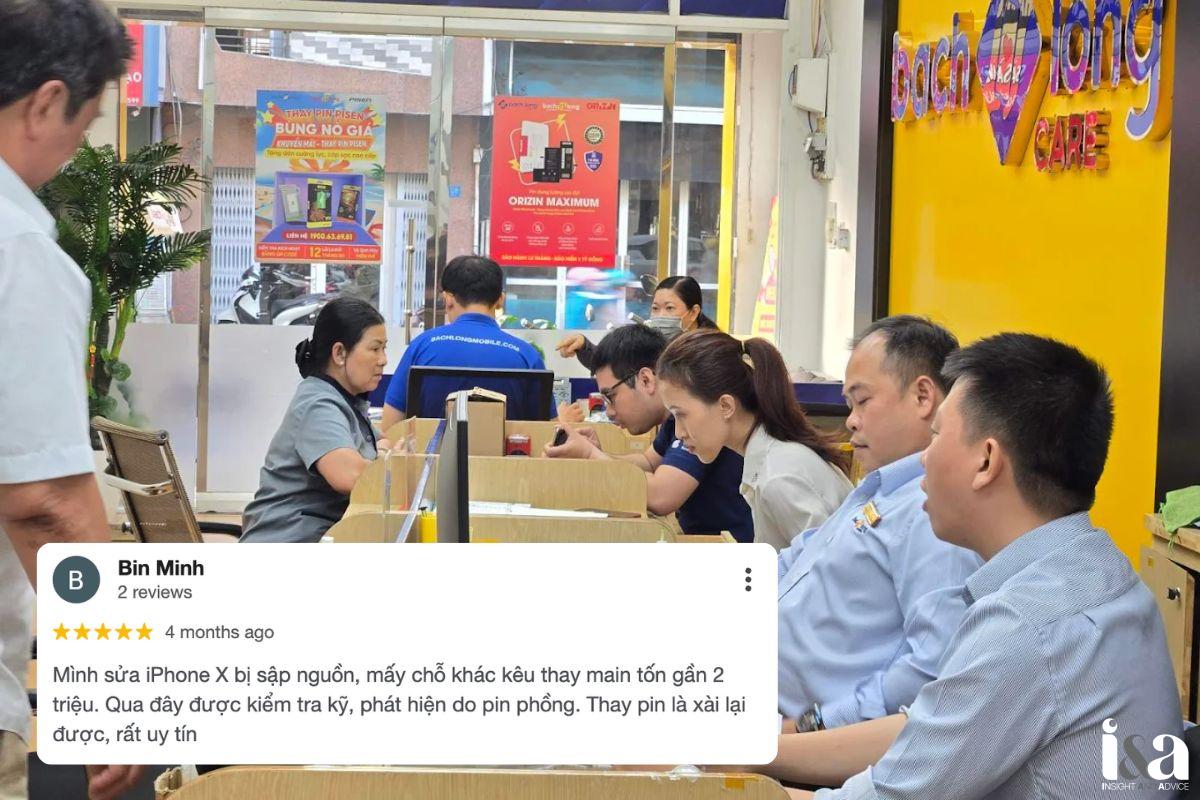 Không gian bên trong cửa hàng Bạch Long Care