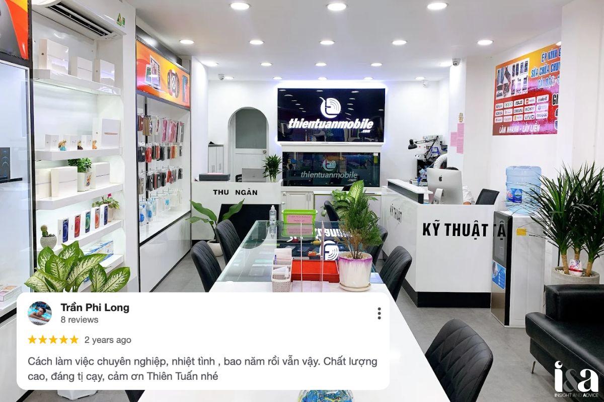 Không gian bên trong của Thiên Tuấn Mobile