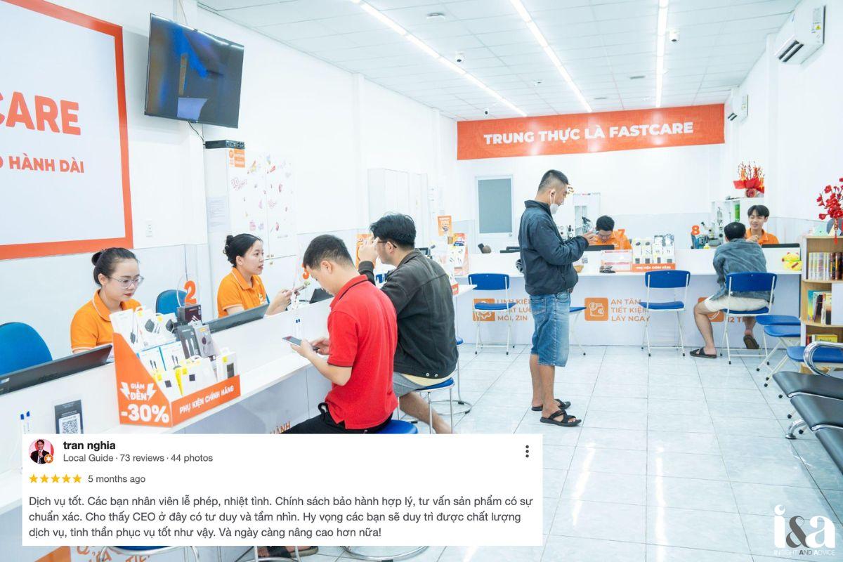 Không gian bên trong của Fastcare