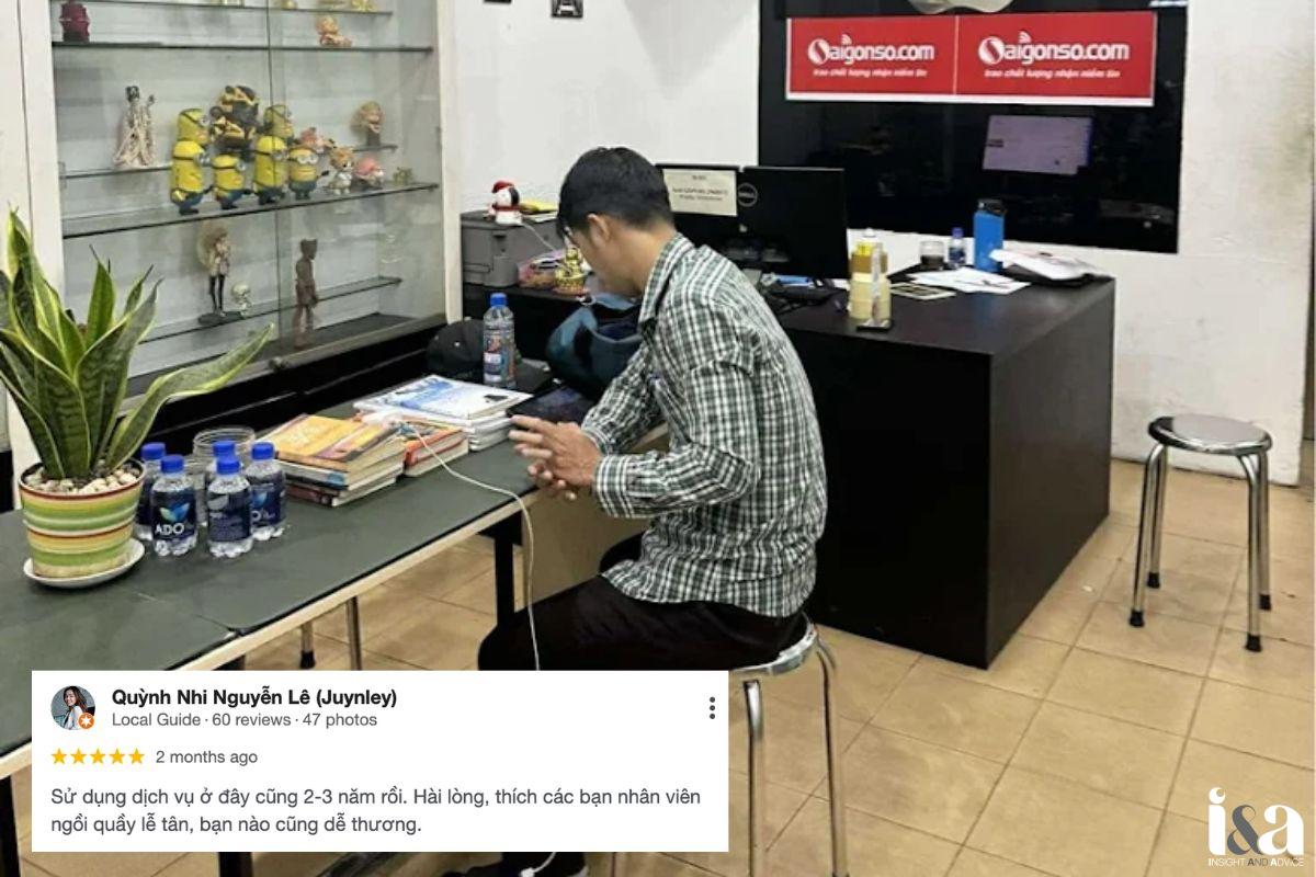 Khách hàng tại Sài Gòn Số