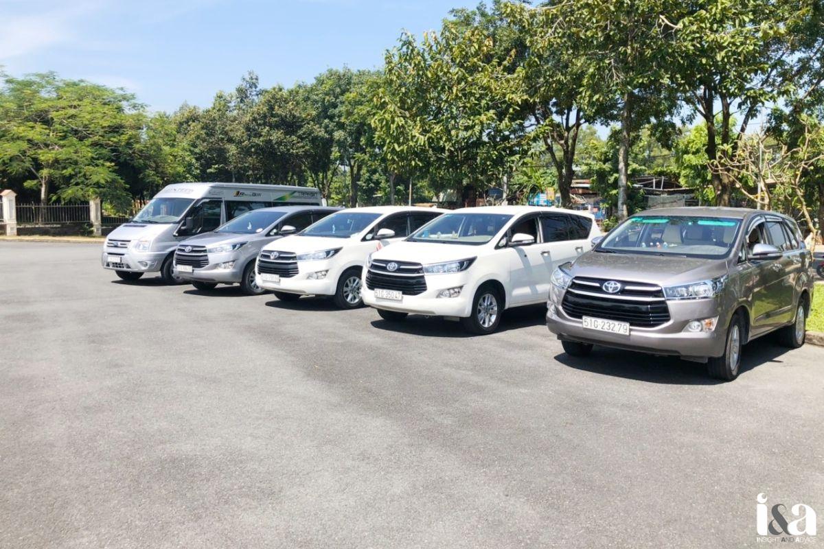 Dàn xe của nhà xe Ngọc Tiến