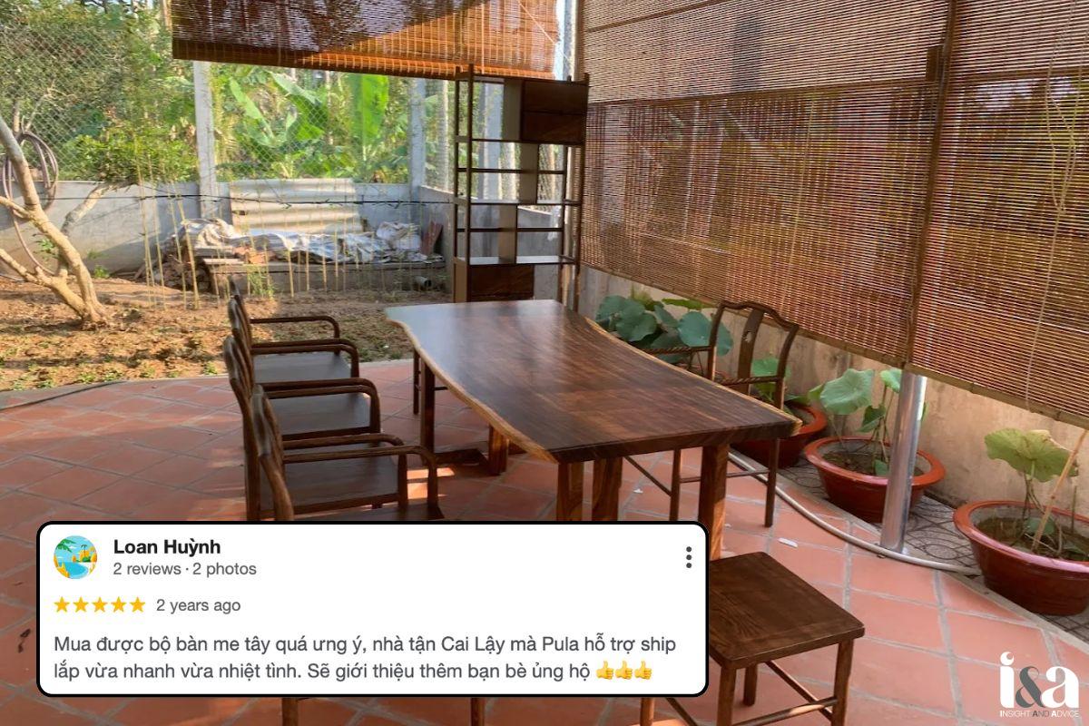Bộ bàn ghế đẹp Pula Furniture