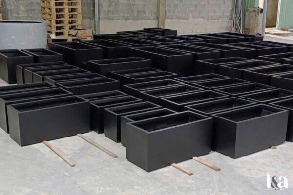 xưởng sản xuất chậu composite size lớn