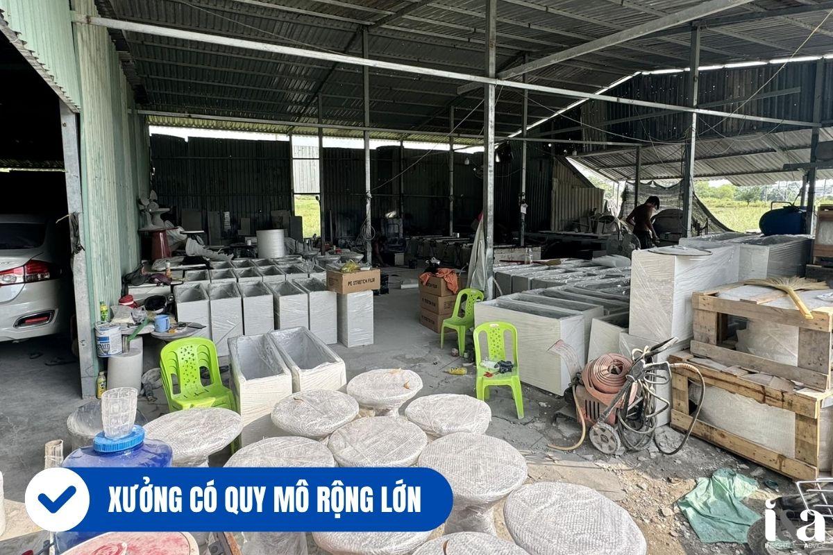 Không gian xưởng Furnio