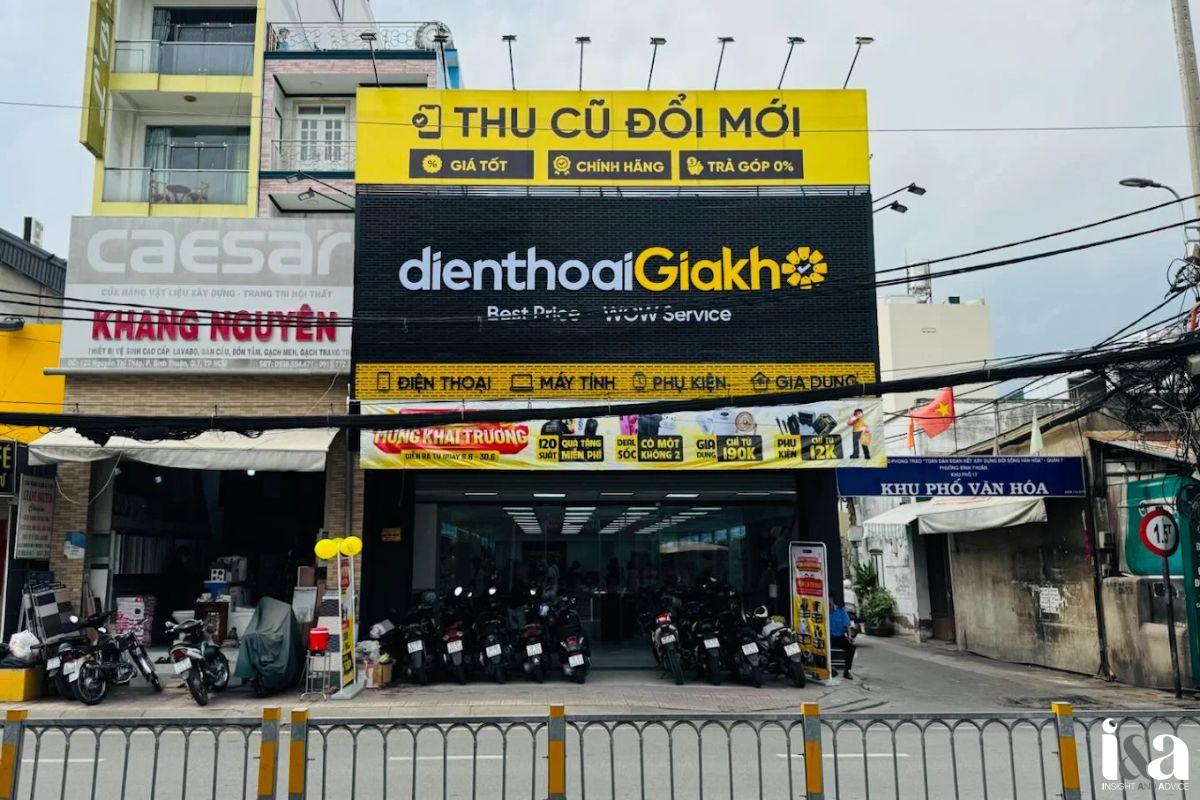 Mặt tiền Điện Thoại Giá Kho