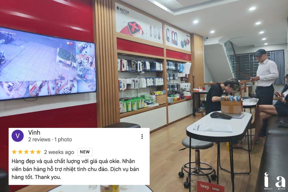 Không gian bên trong cửa hàng Đức Huy Mobile