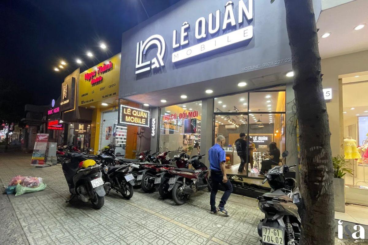 Mặt tiền cửa hàng Lê Quân Mobile