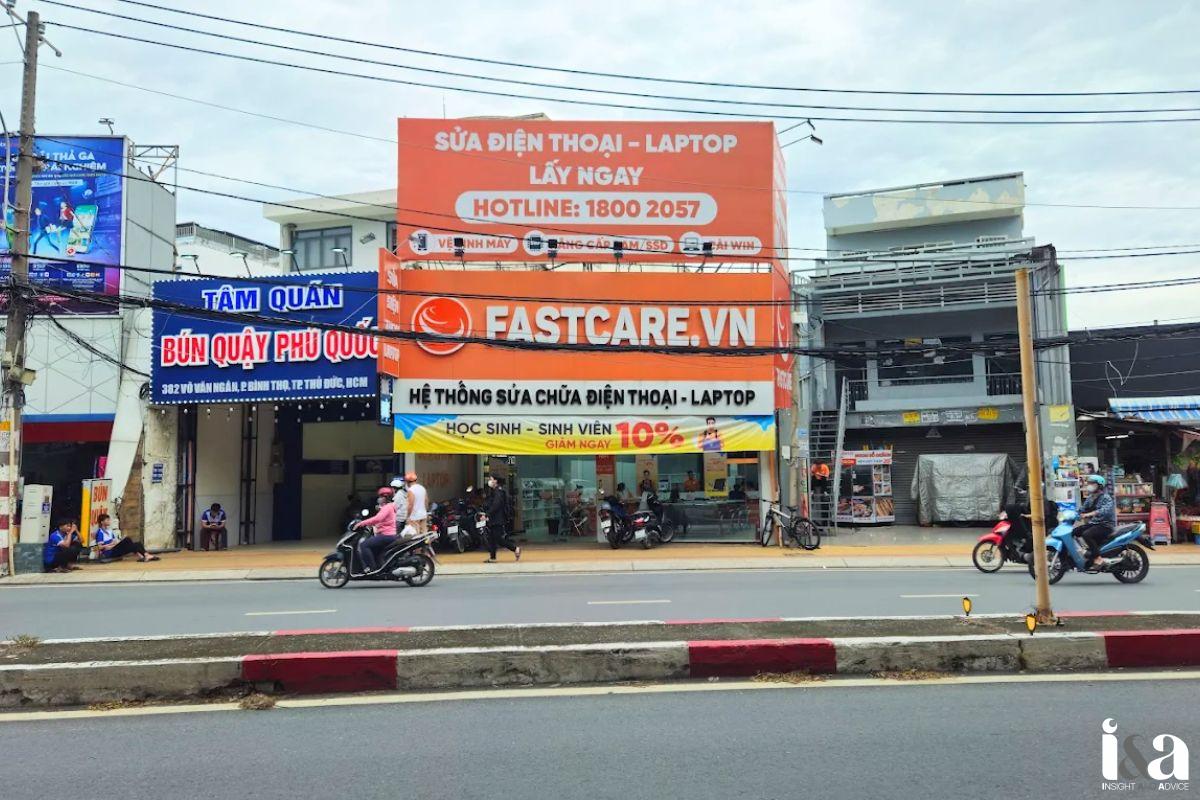 Mặt tiền cửa hàng Fastcare
