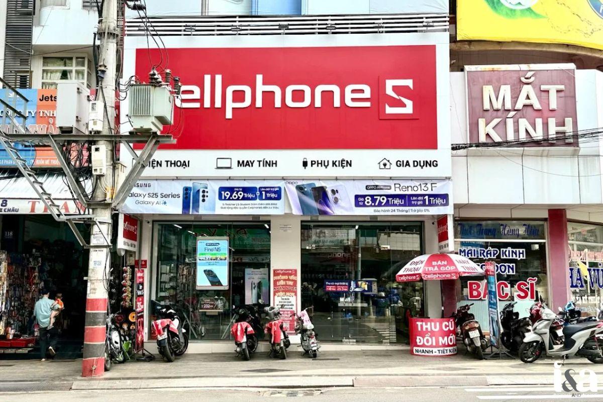 Mặt tiền shop CellphoneS Buôn Ma Thuột