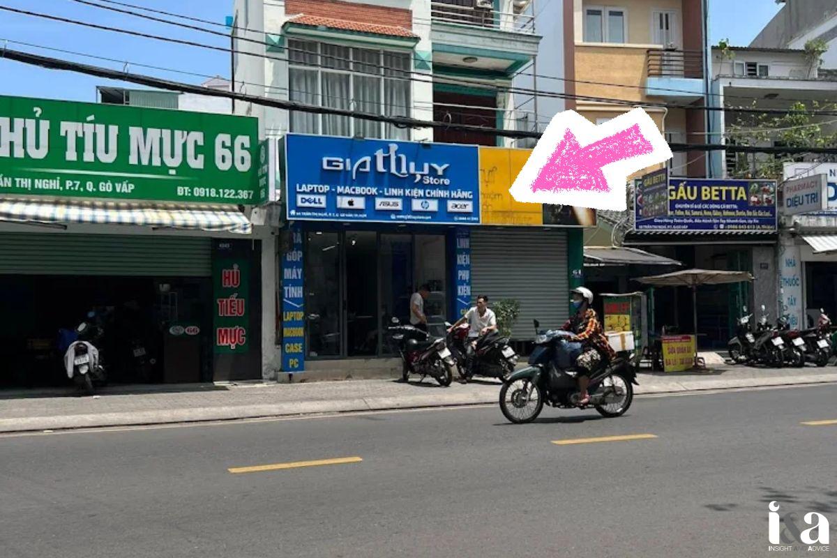 Mặt tiền Gia Thụy Store