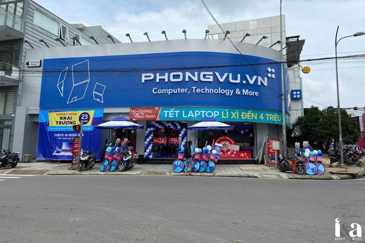 Mặt tiền shop Phong Vũ Buôn Ma Thuột