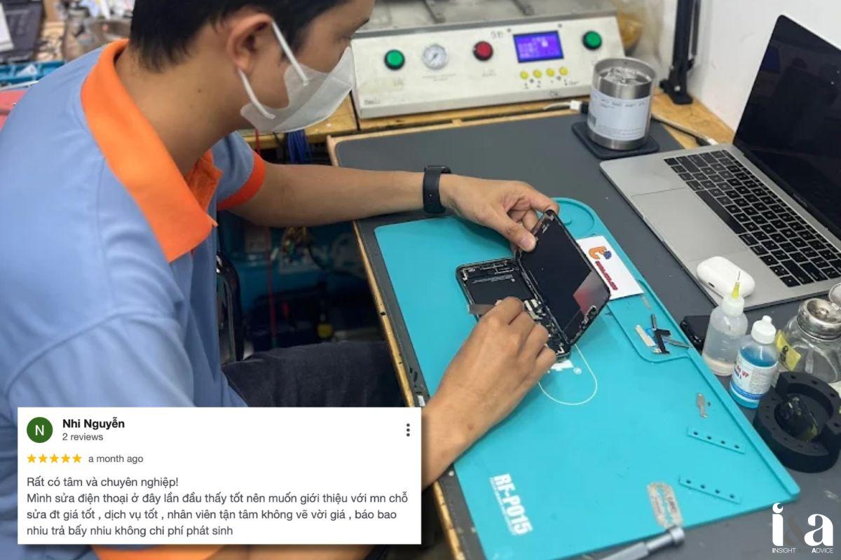 Kỹ thuật viên tại Thành Trung Mobile