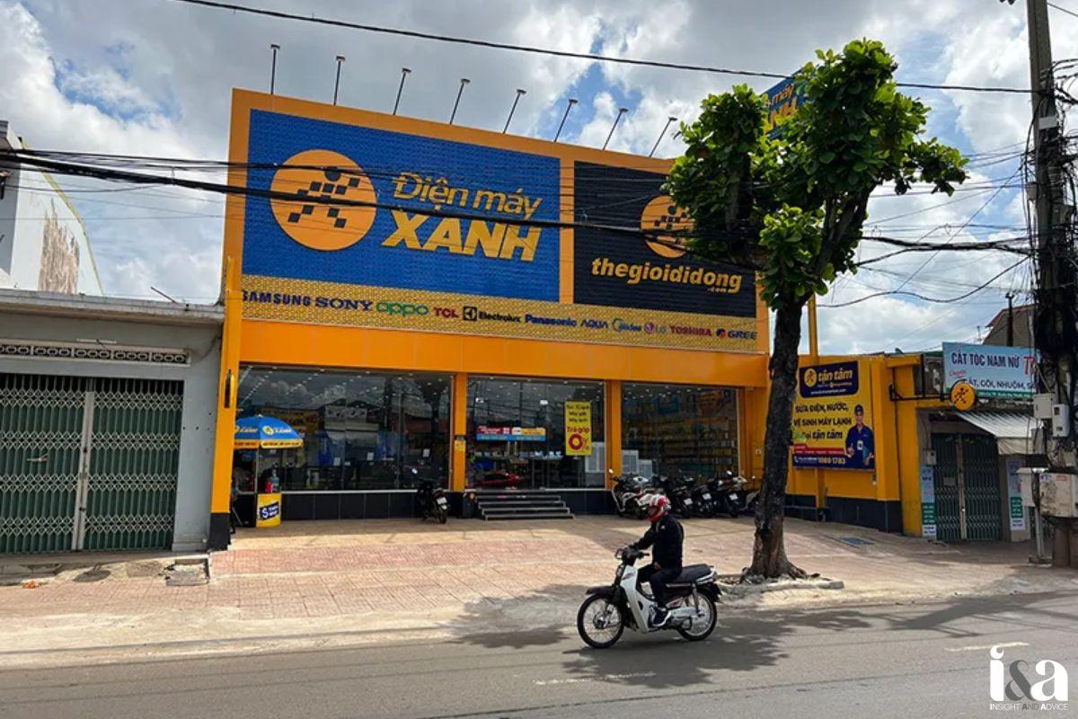 Mặt tiền cửa hàng Thế Giới Di Động