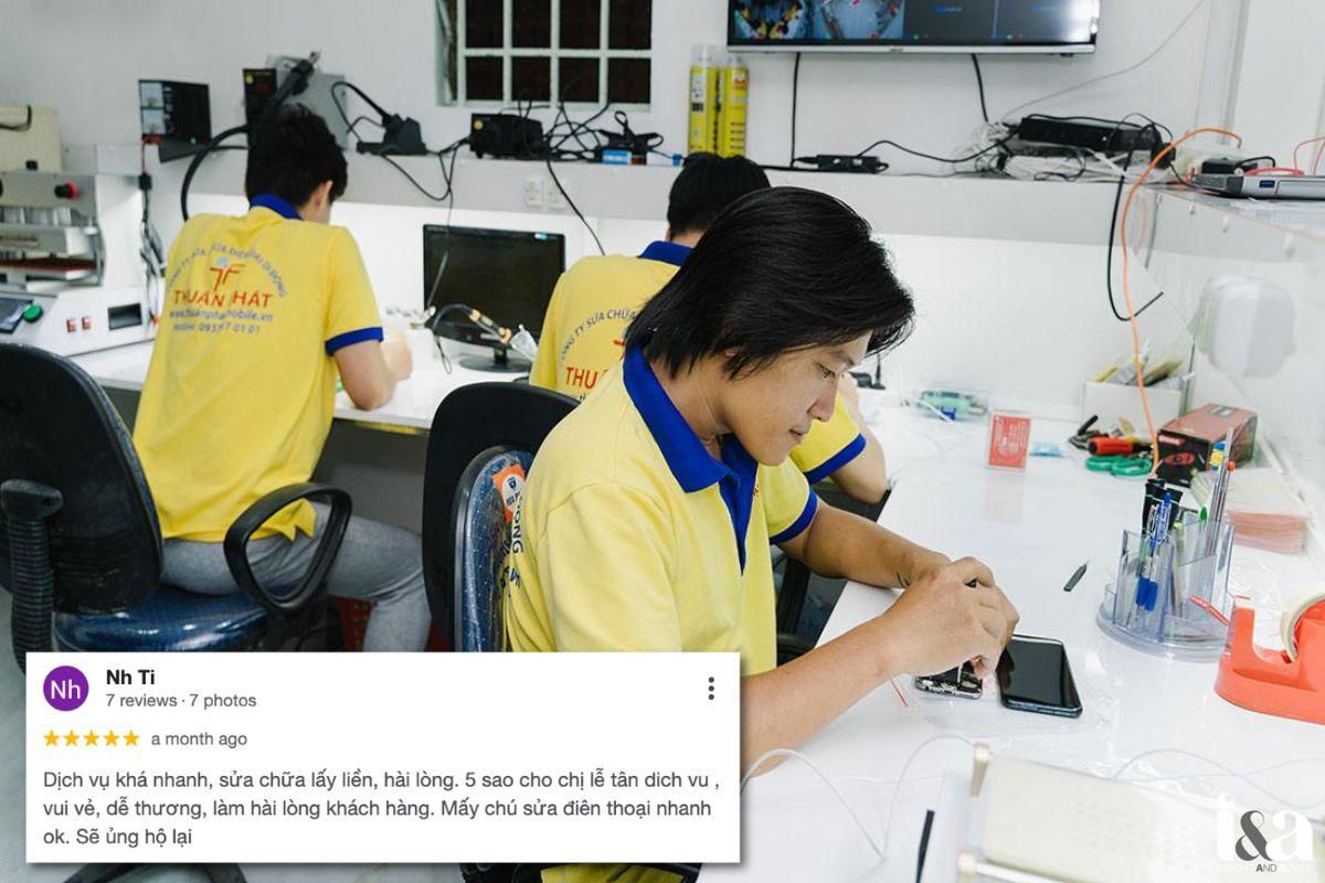 Đội ngũ kỹ thuật viên tại Thuận Phát Mobile