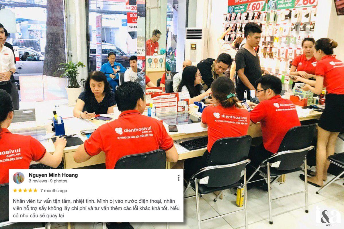 Không gian cửa hàng Điện Thoại Vui