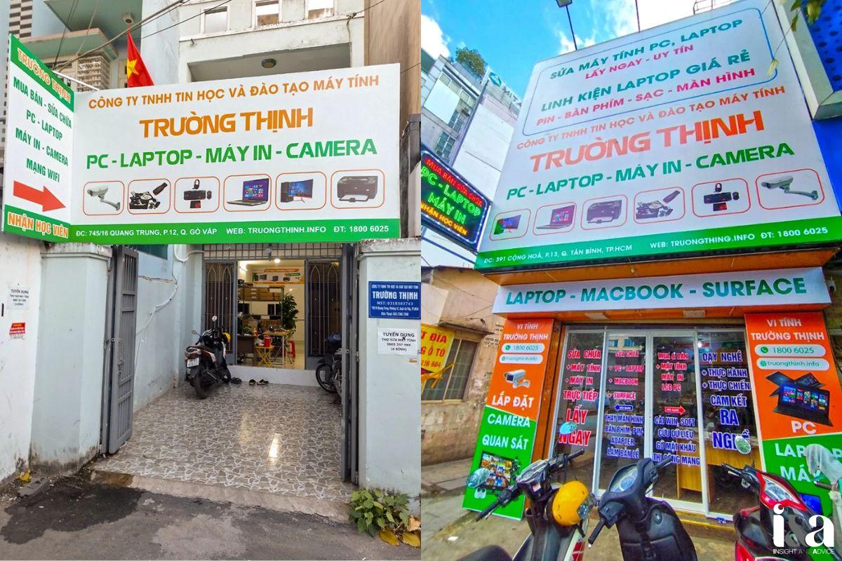Mặt tiền vi tính Trường Thịnh