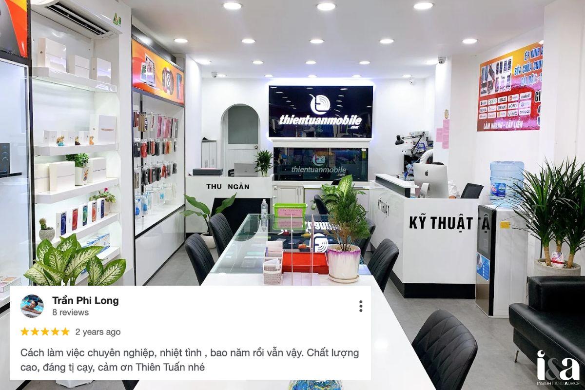 Không gian bên trong của Thiên Tuấn Mobile