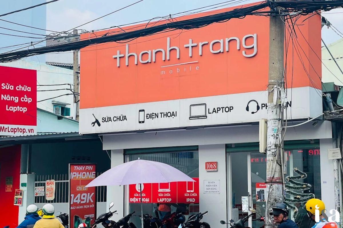 Mặt tiền trung tâm Thanh Trang Mobile