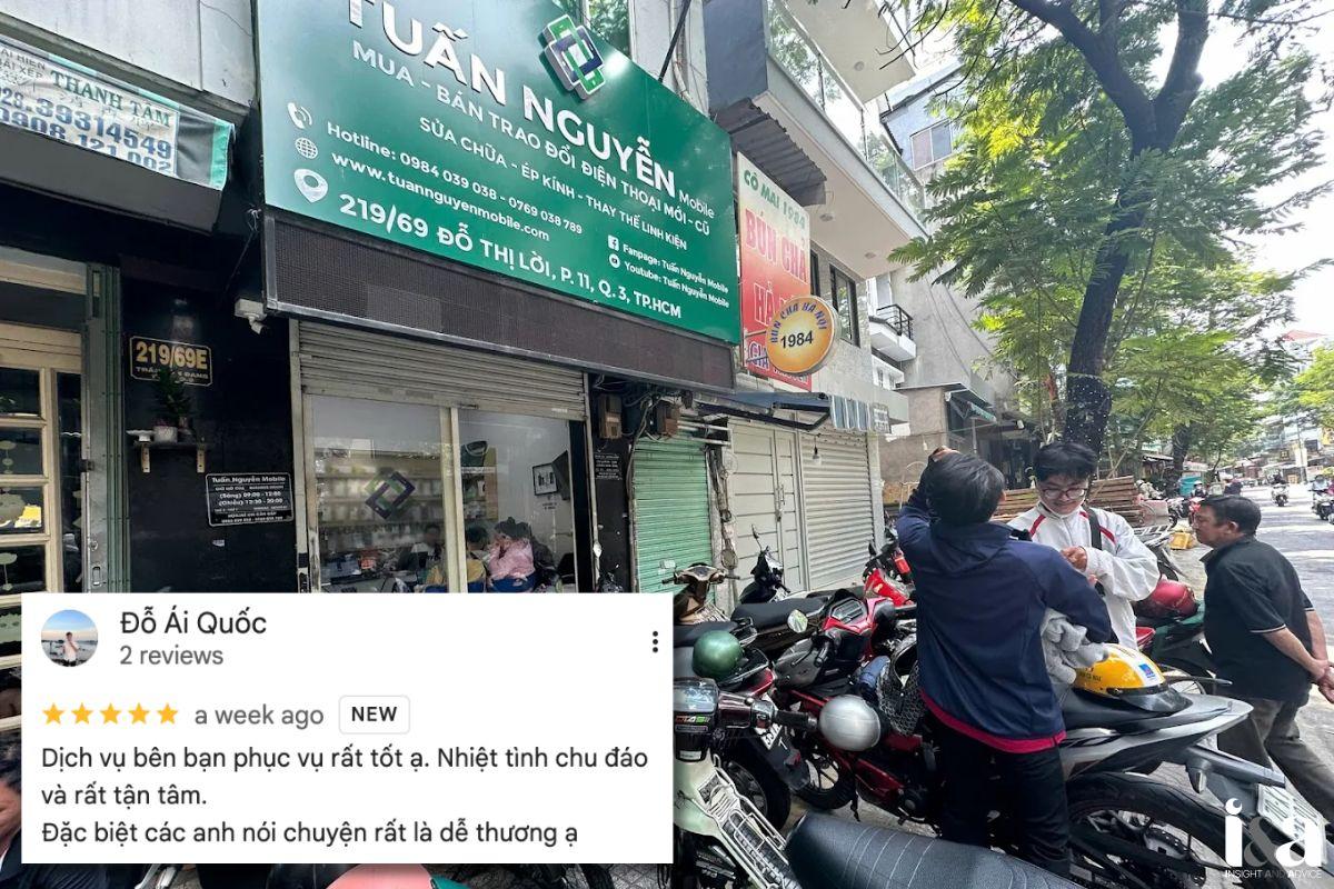 Mặt tiền trung tâm Tuấn Nguyễn Mobile