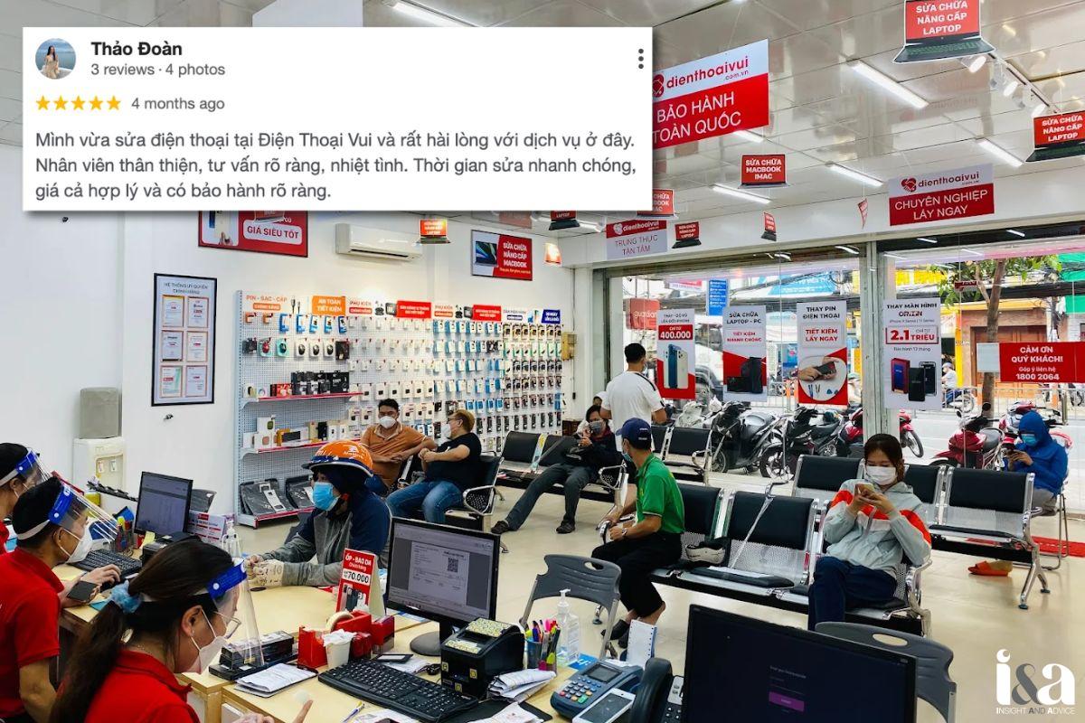 Không gian bên trong của Điện Thoại Vui