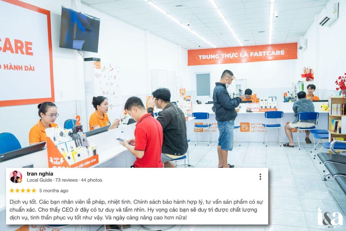 Không gian bên trong của Fastcare