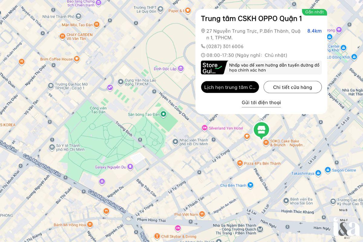 Trung tâm bảo hành Oppo Quận 1