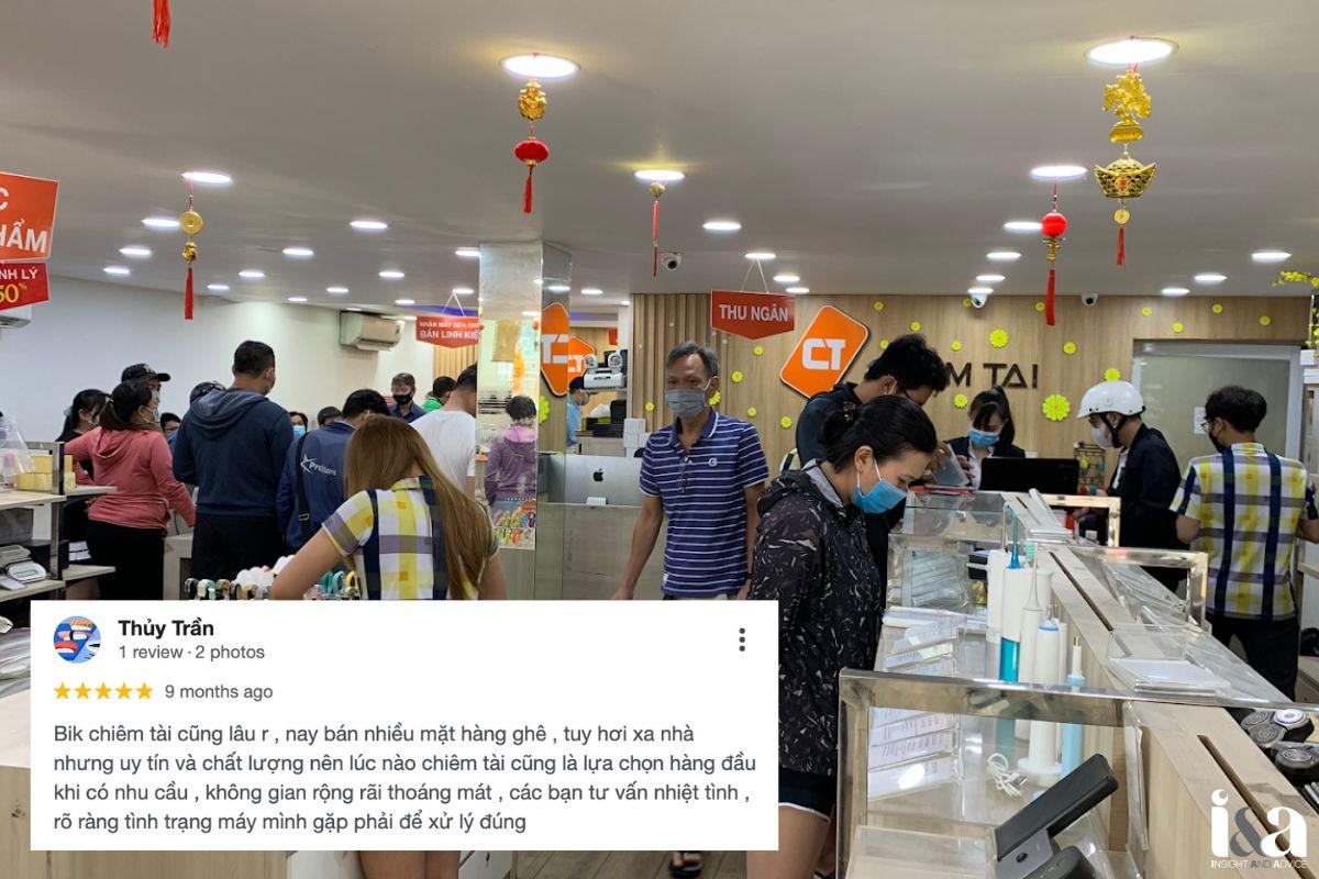 Không gian cửa hàng Chiêm Tài Mobile