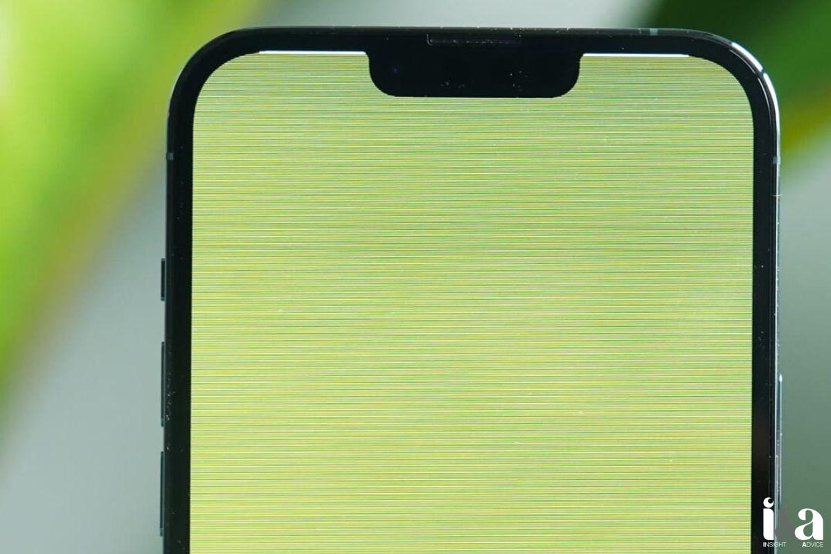 Màn hình chuyển sang màu xanh lá cây